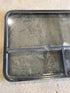 Used Black Radius Opening Window : 47 1/2" W x 30" H x 2" D - Young Farts RV Parts