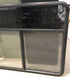 Used Black Radius Opening Window : 47 1/2" W x 39" H x 1 3/4" D - Young Farts RV Parts