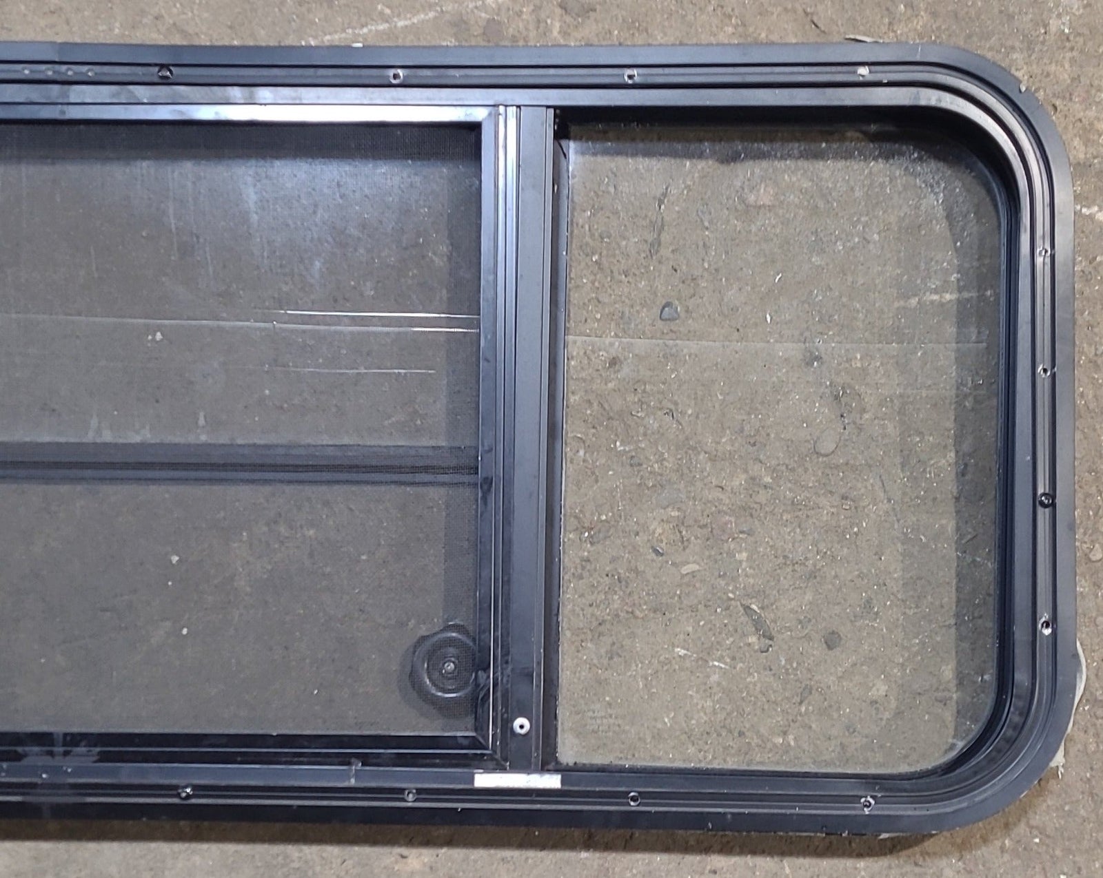 Used Black Radius Opening Window : 47 1/4