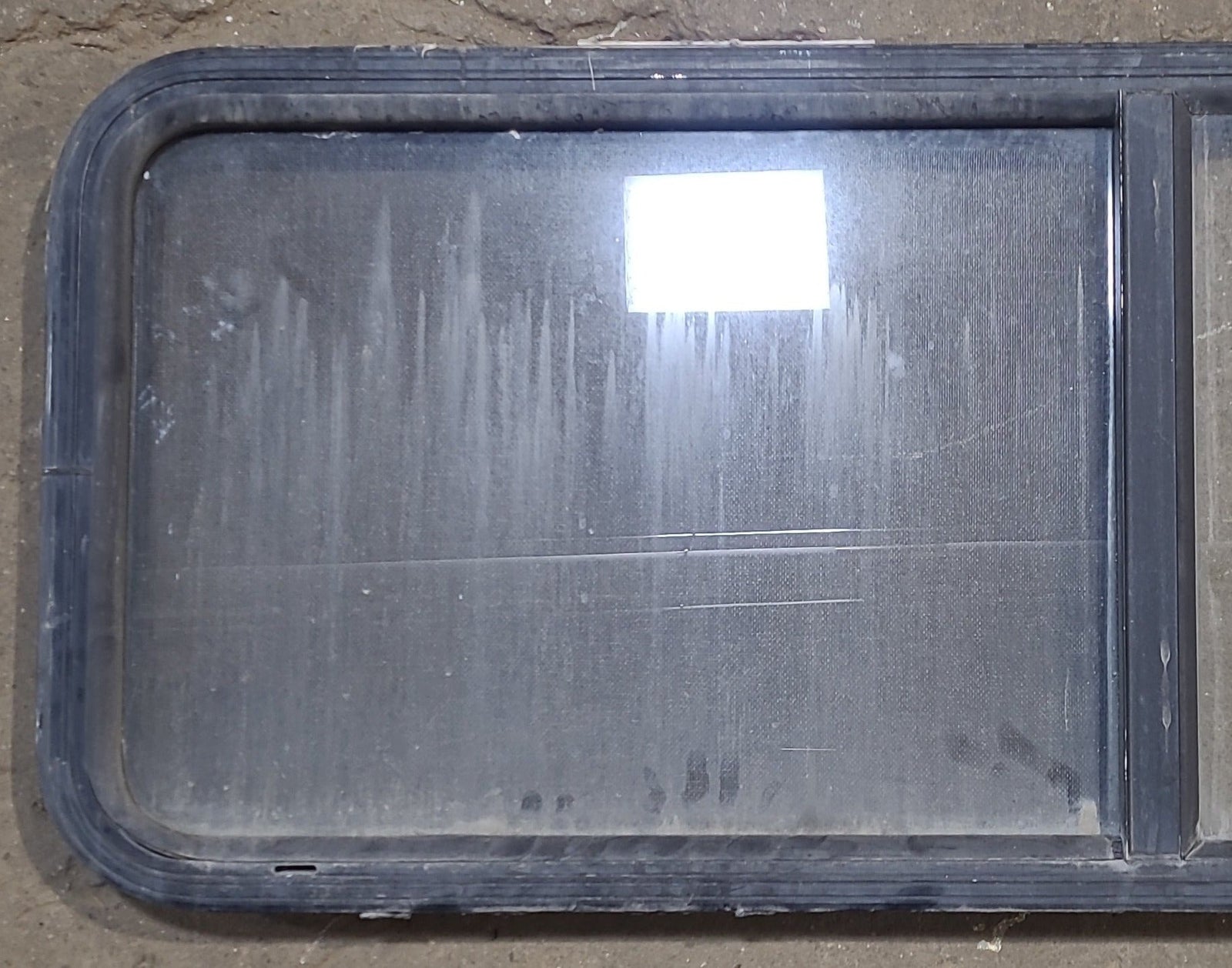 Used Black Radius Opening Window : 47 1/4