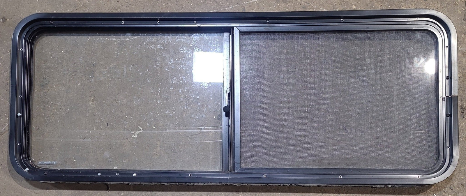 Used Black Radius Opening Window : 47 1/4