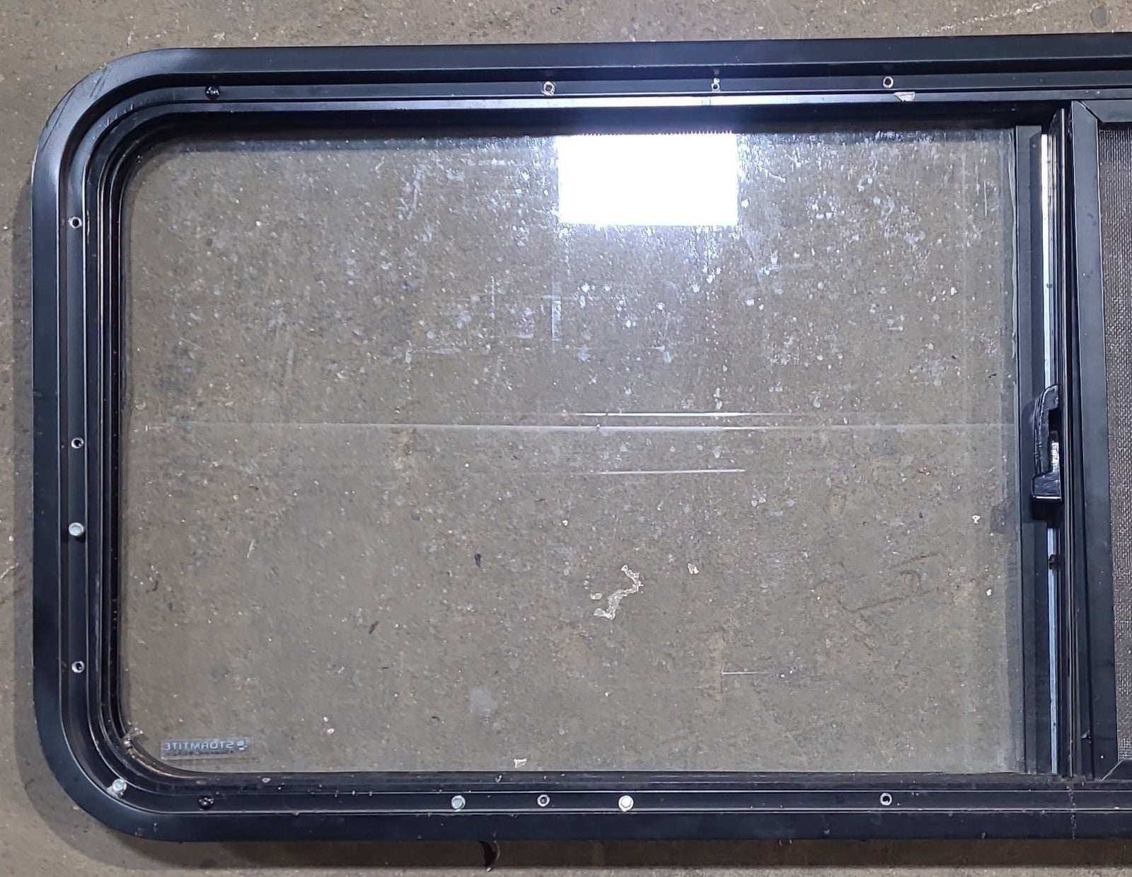 Used Black Radius Opening Window : 47 1/4