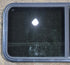 Used Black Radius Opening Window : 47 1/4" W x 21 1/2" H x 1 3/4" - Young Farts RV Parts