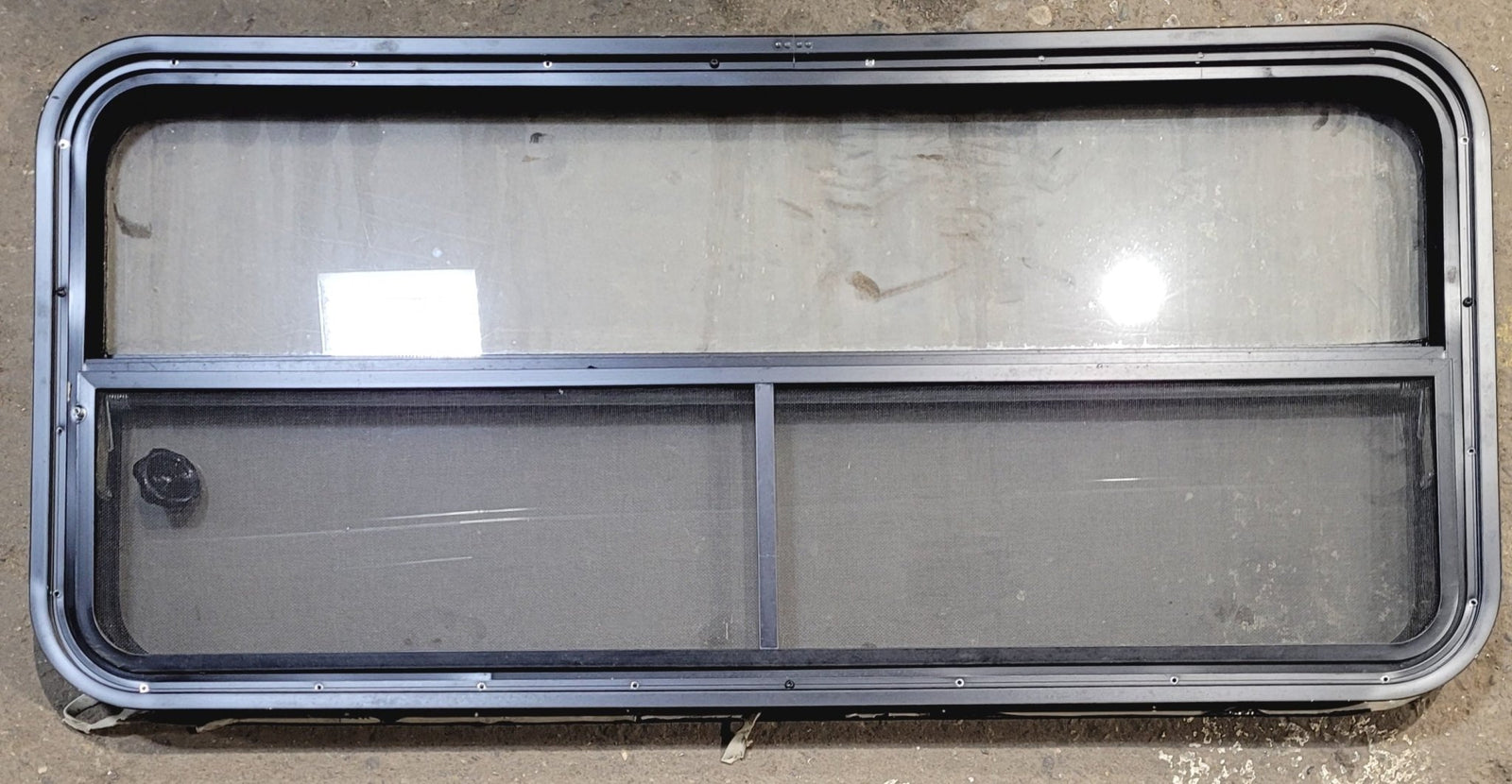 Used Black Radius Opening Window : 47 1/4