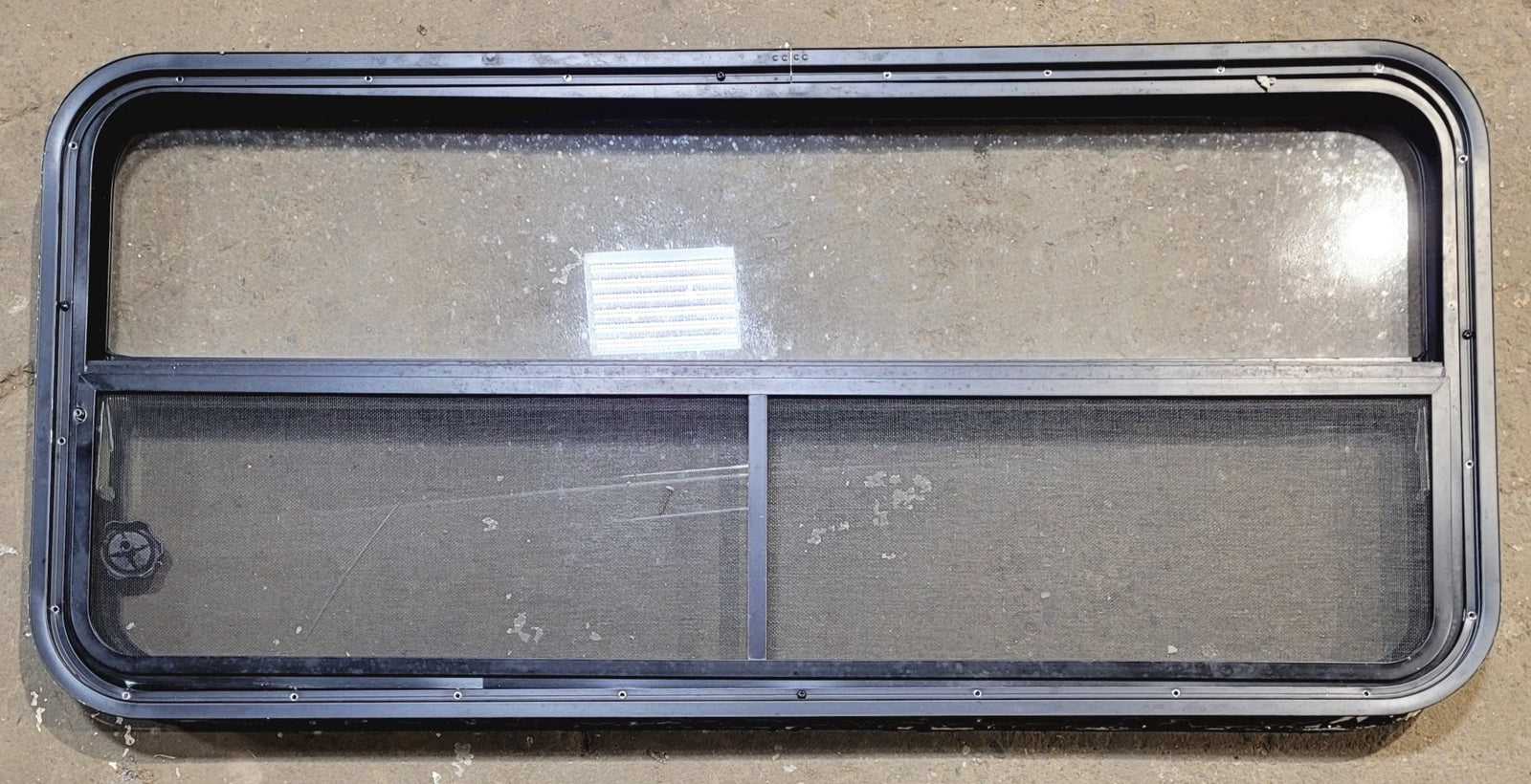 Used Black Radius Opening Window : 47 1/4