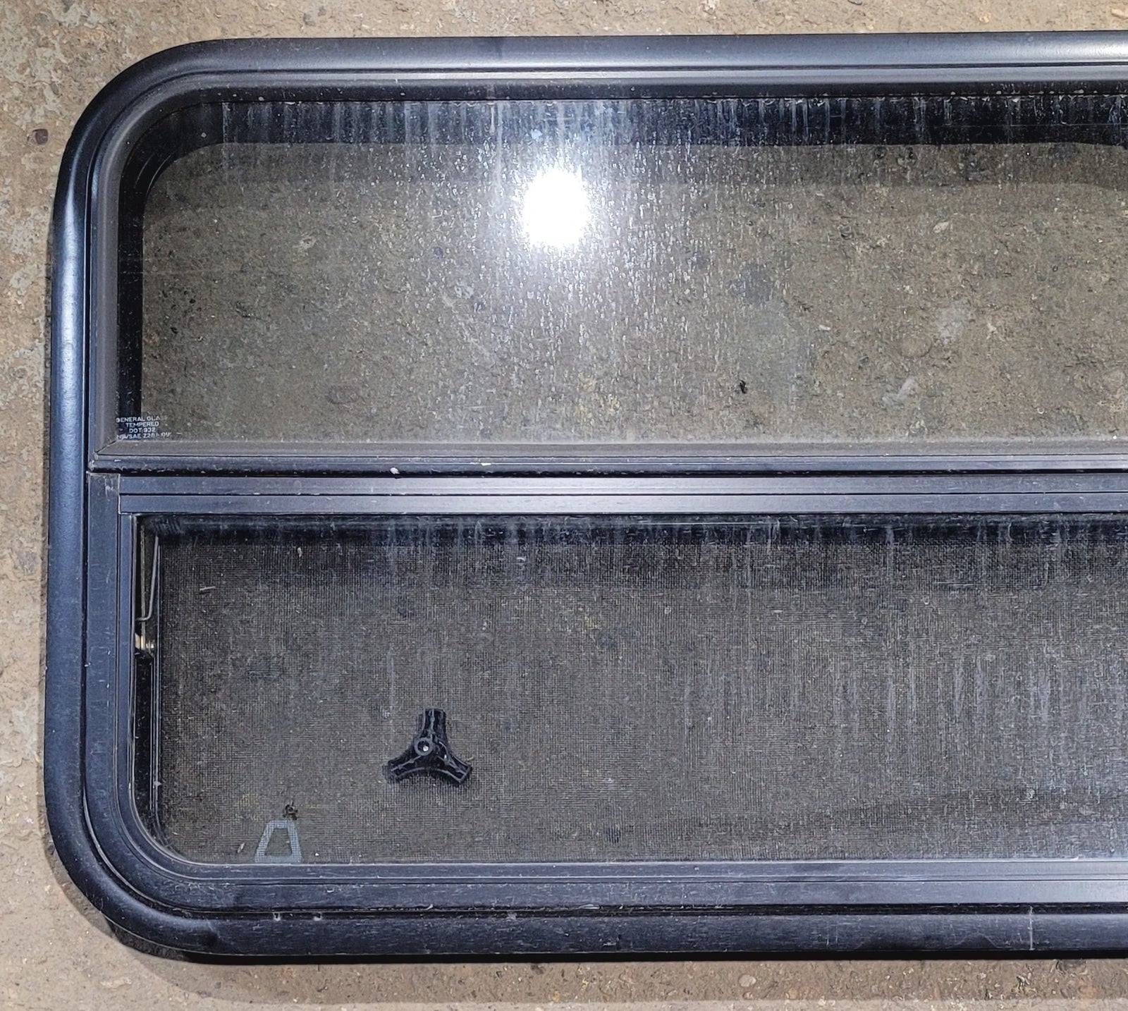 Used Black Radius Opening Window : 47 1/4