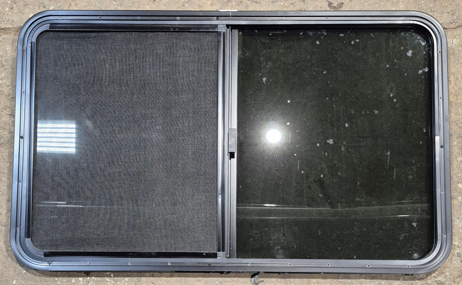 Used Black Radius Opening Window : 47 1/4