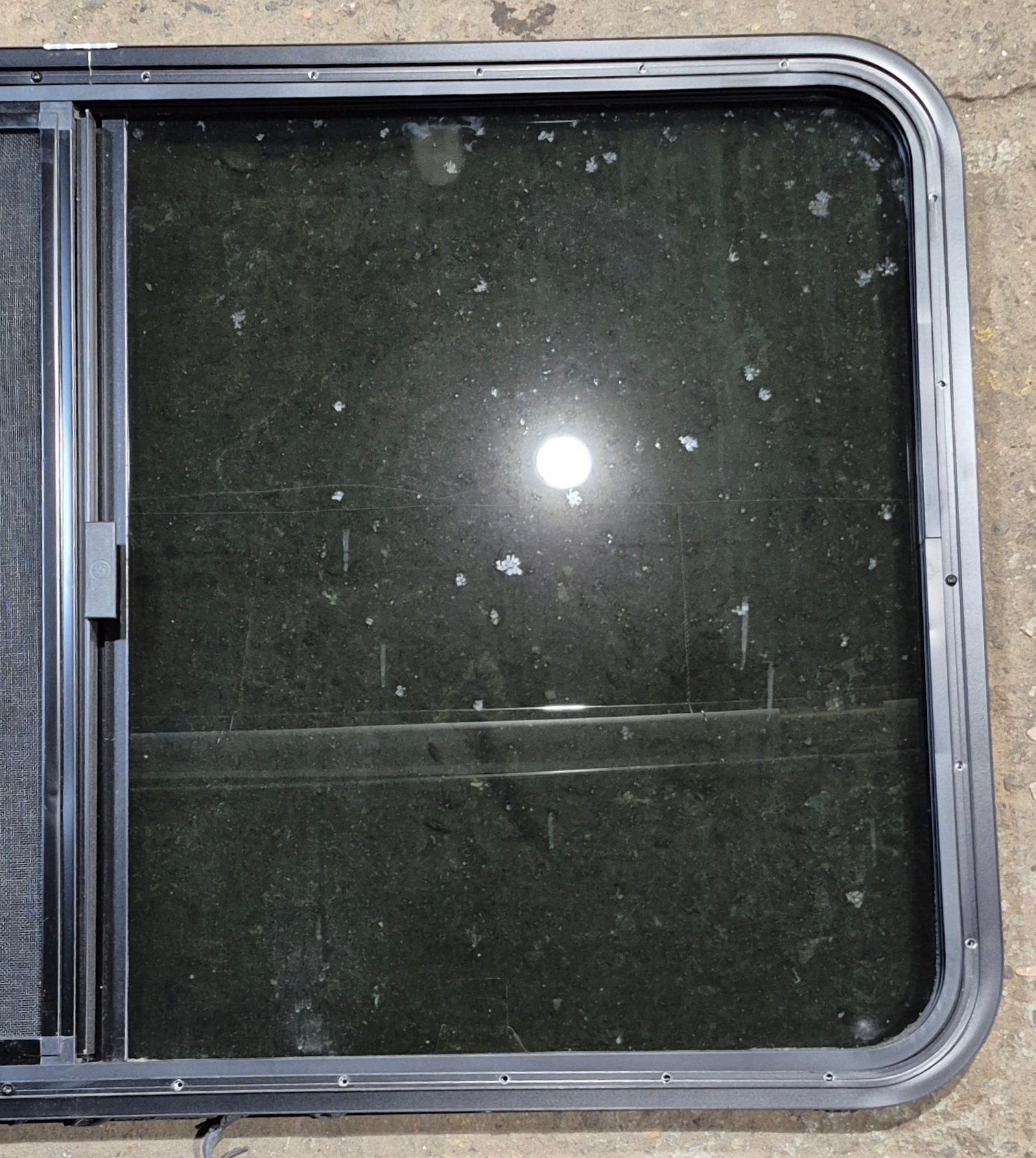 Used Black Radius Opening Window : 47 1/4