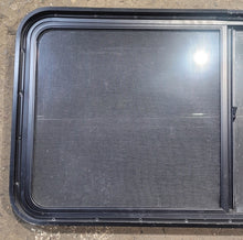 Load image into Gallery viewer, Used Black Radius Opening Window : 47 3/4&quot; W x 23 3/4&quot; H x 1 3/4&quot; - Young Farts RV Parts