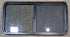 Used Black Radius Opening Window : 47 3/4" W x 23 3/4" H x 1 7/8" - Young Farts RV Parts