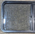 Used Black Radius Opening Window : 47 3/4" W x 23 3/4" H x 1 7/8" - Young Farts RV Parts