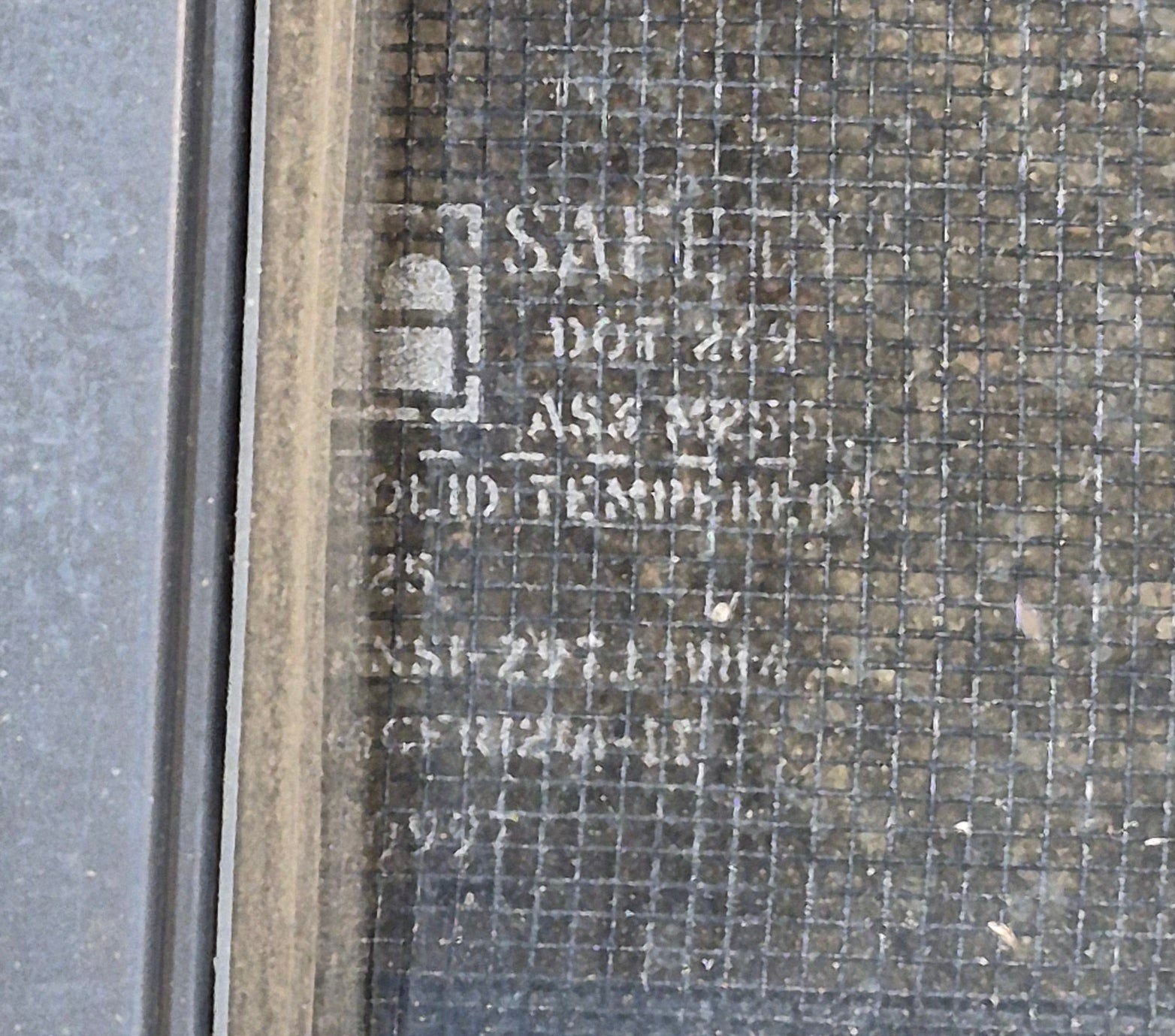 Used Black Radius Opening Window : 47 3/4" W x 23 3/4" H x 1 7/8" - Young Farts RV Parts