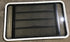 Used Black Radius Opening Window : 47" W x 28 1/4" H x 2" D - Young Farts RV Parts