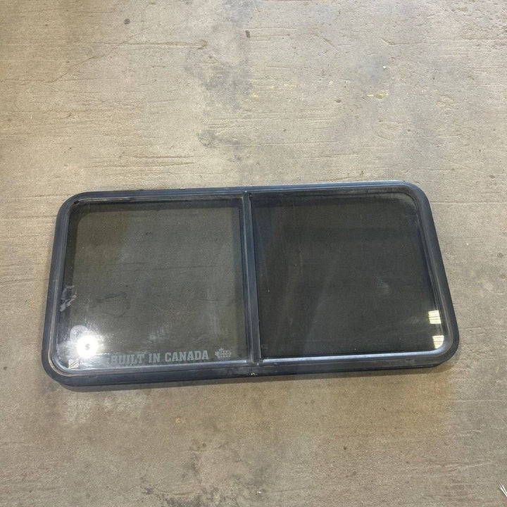 Used Black Radius Opening Window - 47.75 X 23.875 X 1.75 - Young Farts RV Parts