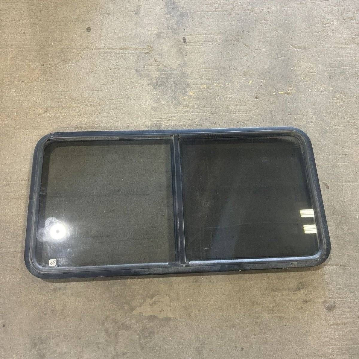 Used Black Radius Opening Window - 47.75 X 24.75 X 1.875 - Young Farts RV Parts