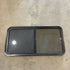 Used Black Radius Opening Window - 47.75 X 24.75 X 1.875 - Young Farts RV Parts