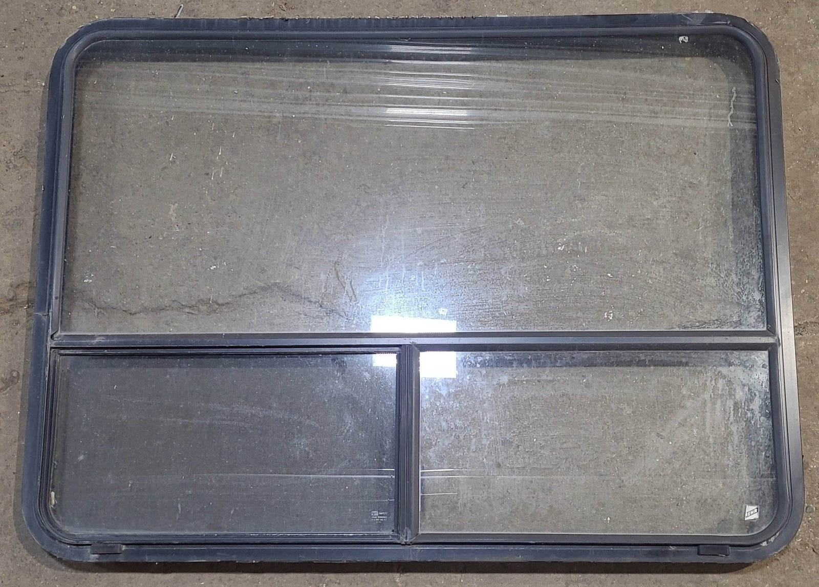 Used Black Radius Opening Window : 48 1/2