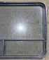 Used Black Radius Opening Window : 48 1/4" W x 31 3/4" H x 1 7/8" - Young Farts RV Parts
