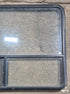 Used Black Radius Opening Window : 48 1/4" W x 35 3/4" H x 1 5/8" D - Young Farts RV Parts