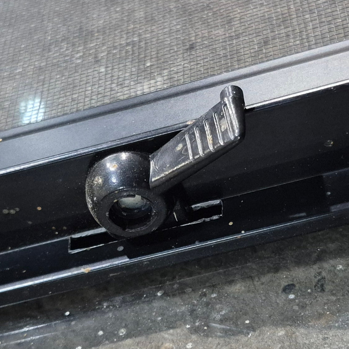 Used Black Radius Opening Window : 48 1/4