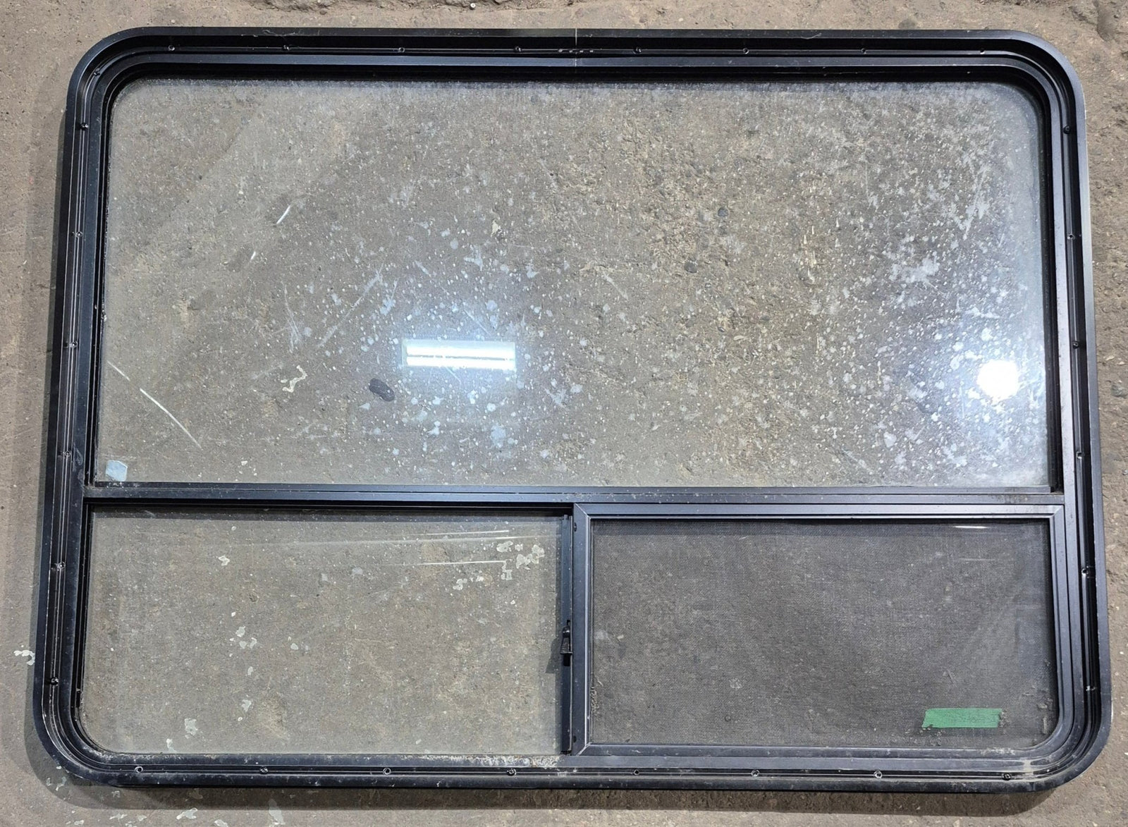 Used Black Radius Opening Window : 48 1/4