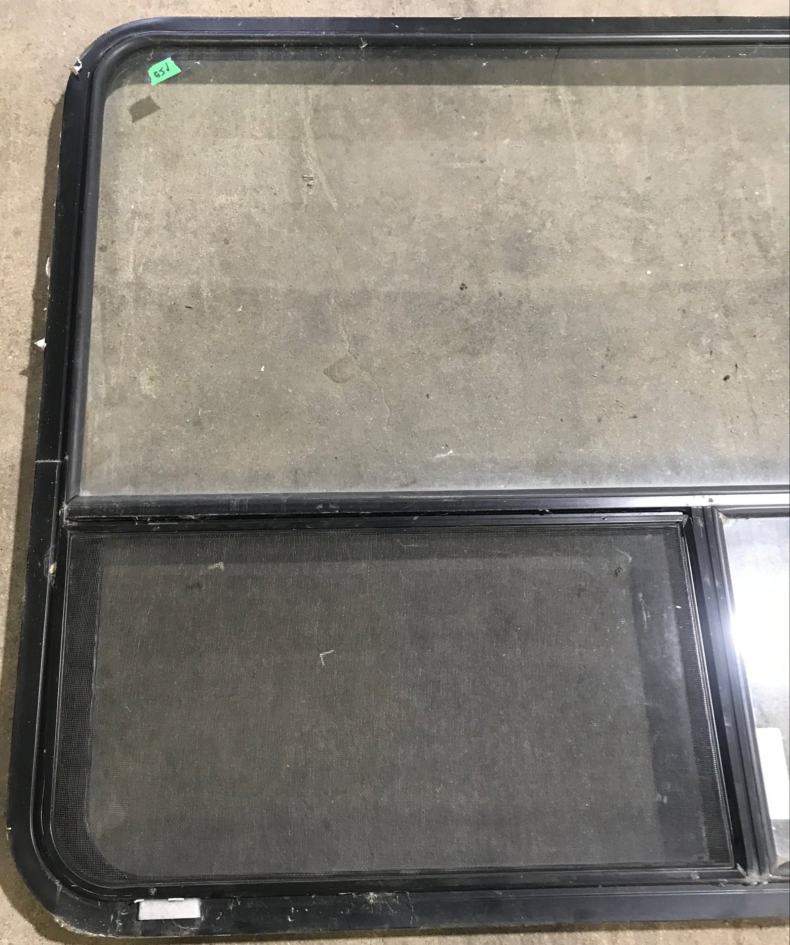 Used Black Radius Opening Window : 48 1/4