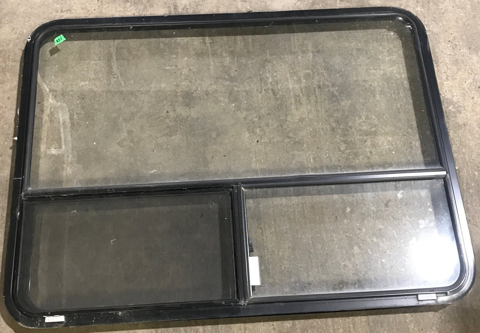 Used Black Radius Opening Window : 48 1/4