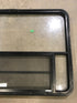 Used Black Radius Opening Window : 48" W x 34 1/2" H x 2" D - Young Farts RV Parts