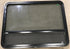 Used Black Radius Opening Window : 48" W x 35 1/2" H x 2" D - Young Farts RV Parts