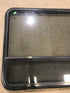 Used Black Radius Opening Window : 48" W x 35 1/2" H x 2" D - Young Farts RV Parts