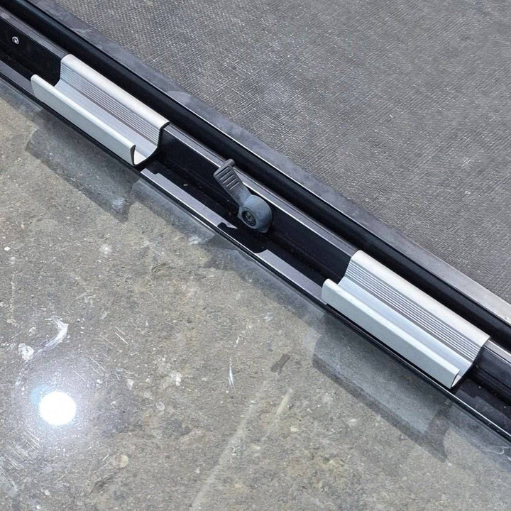 Used Black Radius Opening Window - 48.25 X 25.75 X 1.75 - Young Farts RV Parts