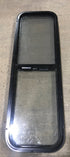 Used Black Radius Opening Window : 49" W x 15 1/4" H x 2" D - Young Farts RV Parts