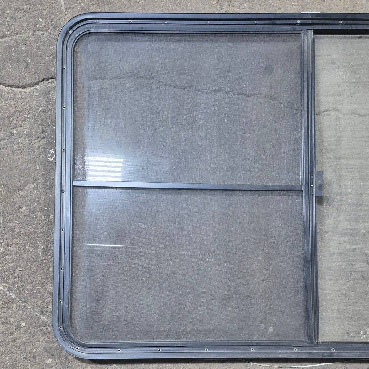 Used Black Radius Opening Window - 53 1/2