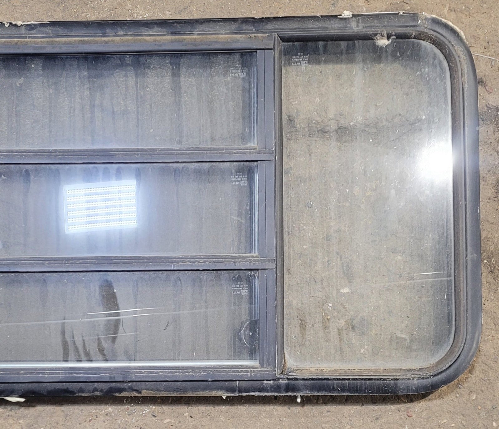 Used Black Radius Opening Window : 53 1/4