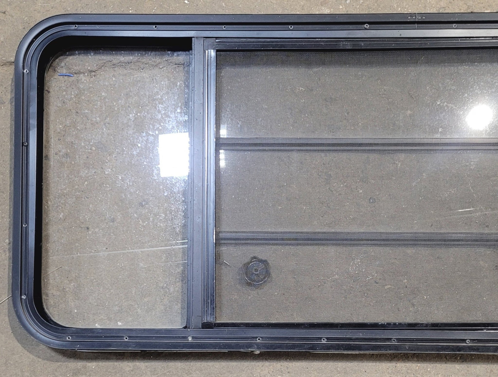 Used Black Radius Opening Window : 53 1/4