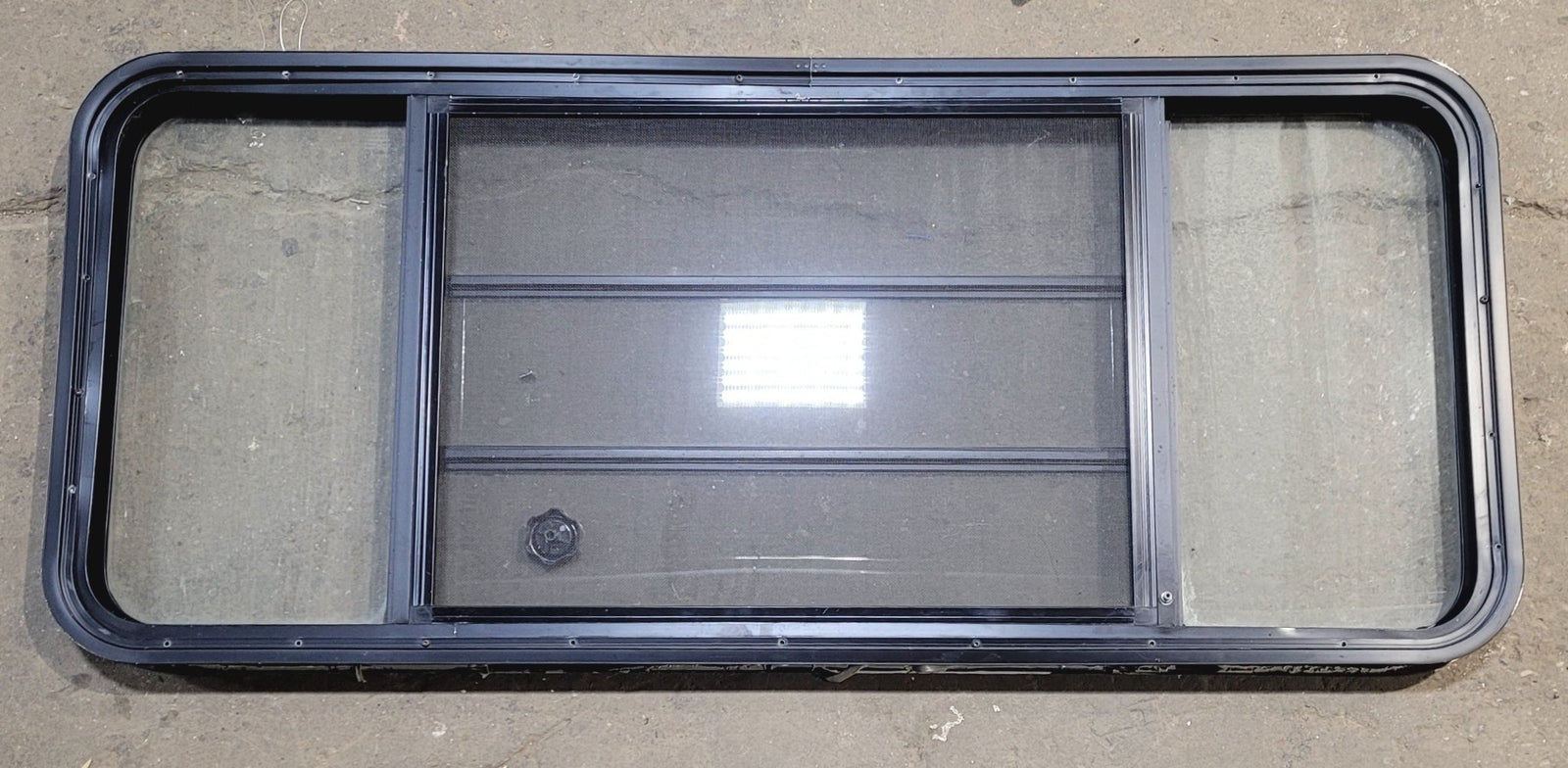 Used Black Radius Opening Window : 53 1/4