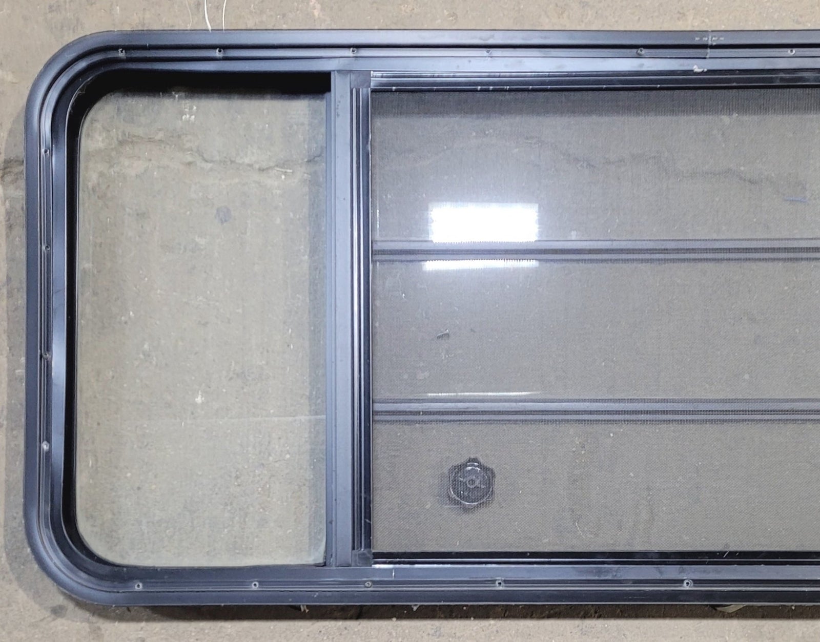 Used Black Radius Opening Window : 53 1/4