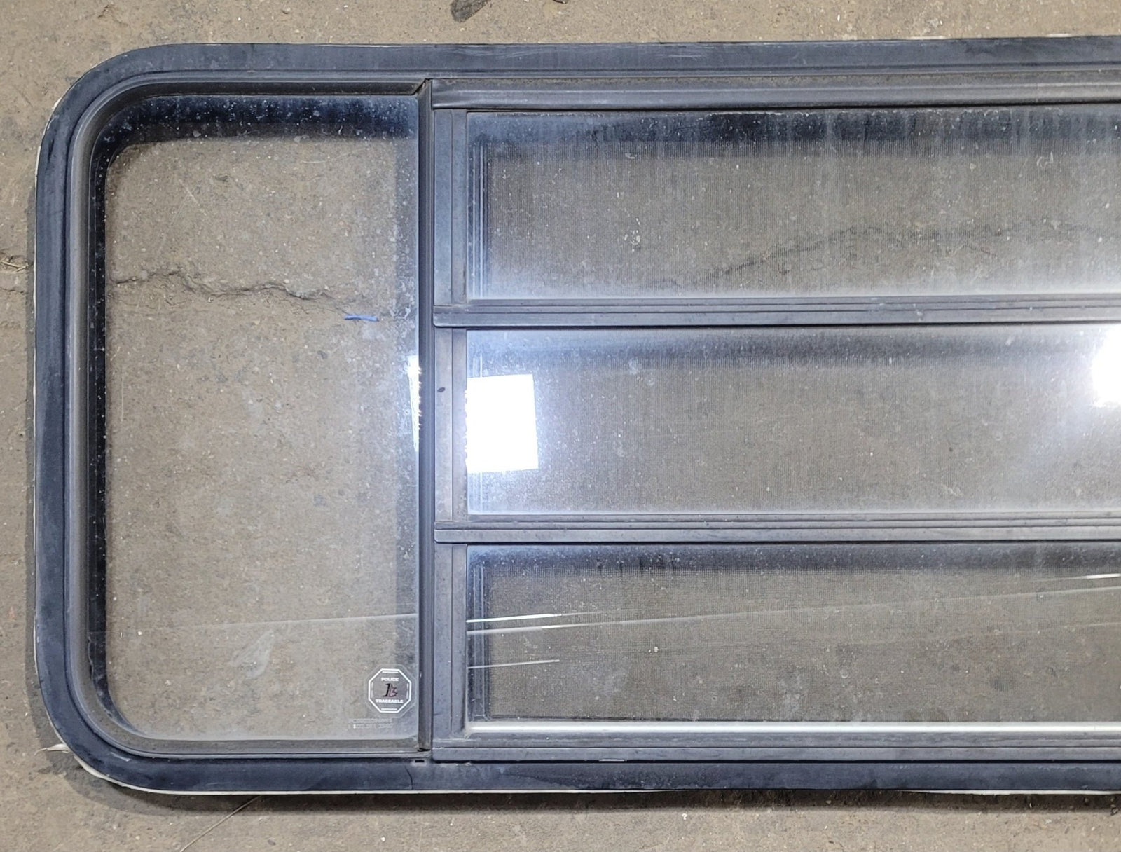 Used Black Radius Opening Window : 53 1/4