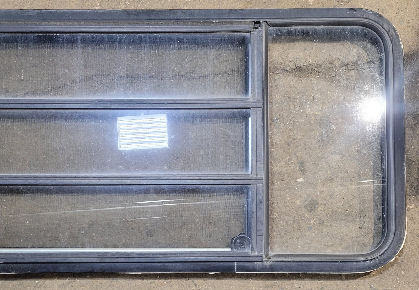 Used Black Radius Opening Window : 53 1/4