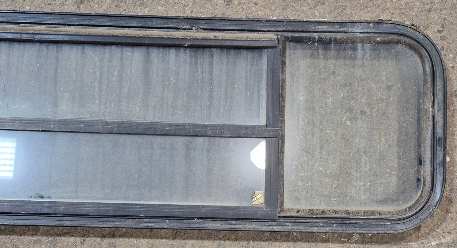 Used Black Radius Opening Window : 59 1/2