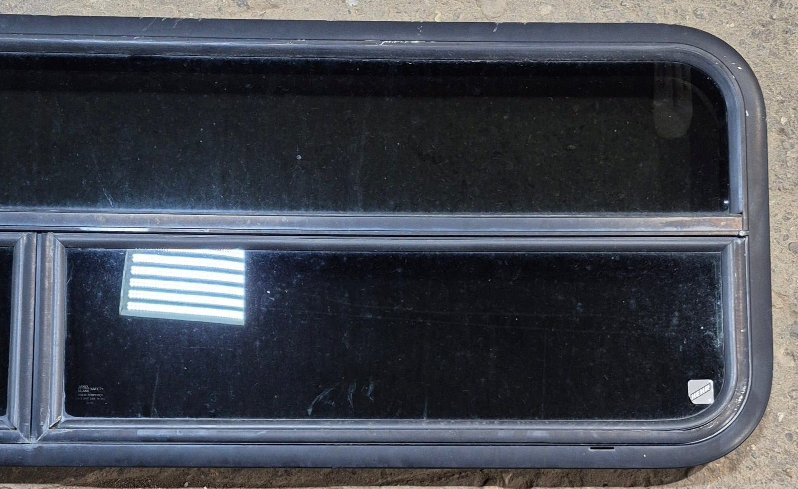 Used Black Radius Opening Window : 59 1/2