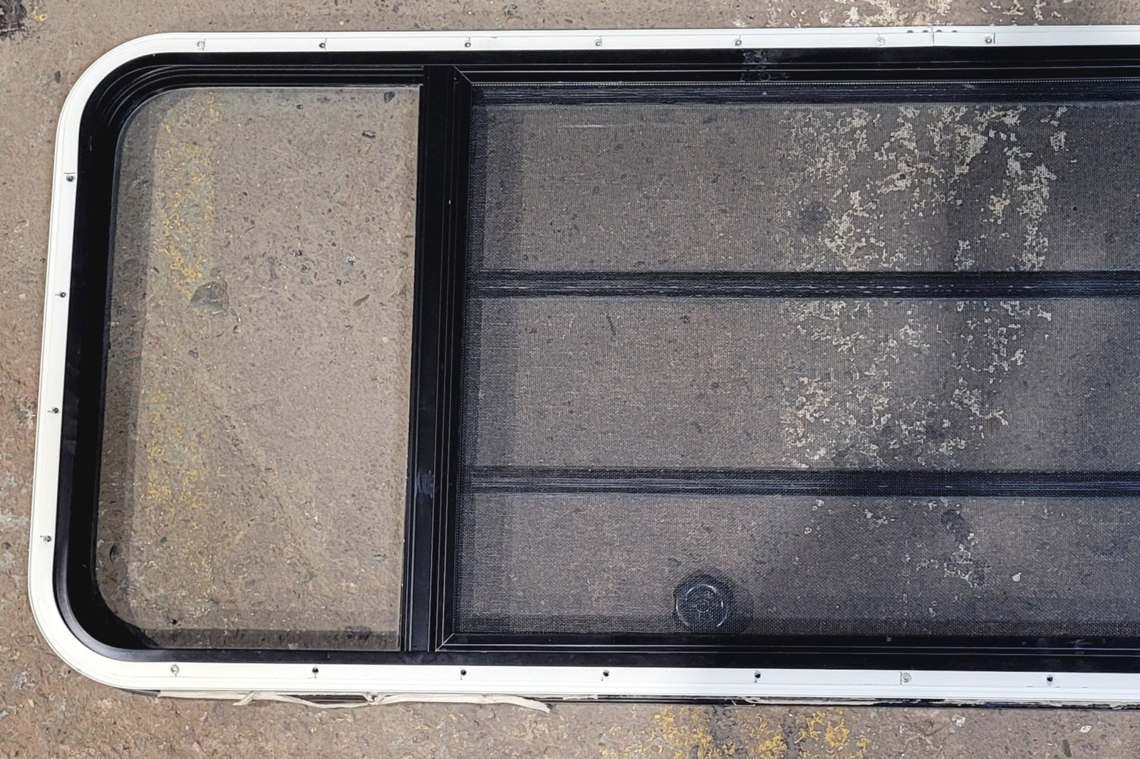 Used Black Radius Opening Window : 59 1/2