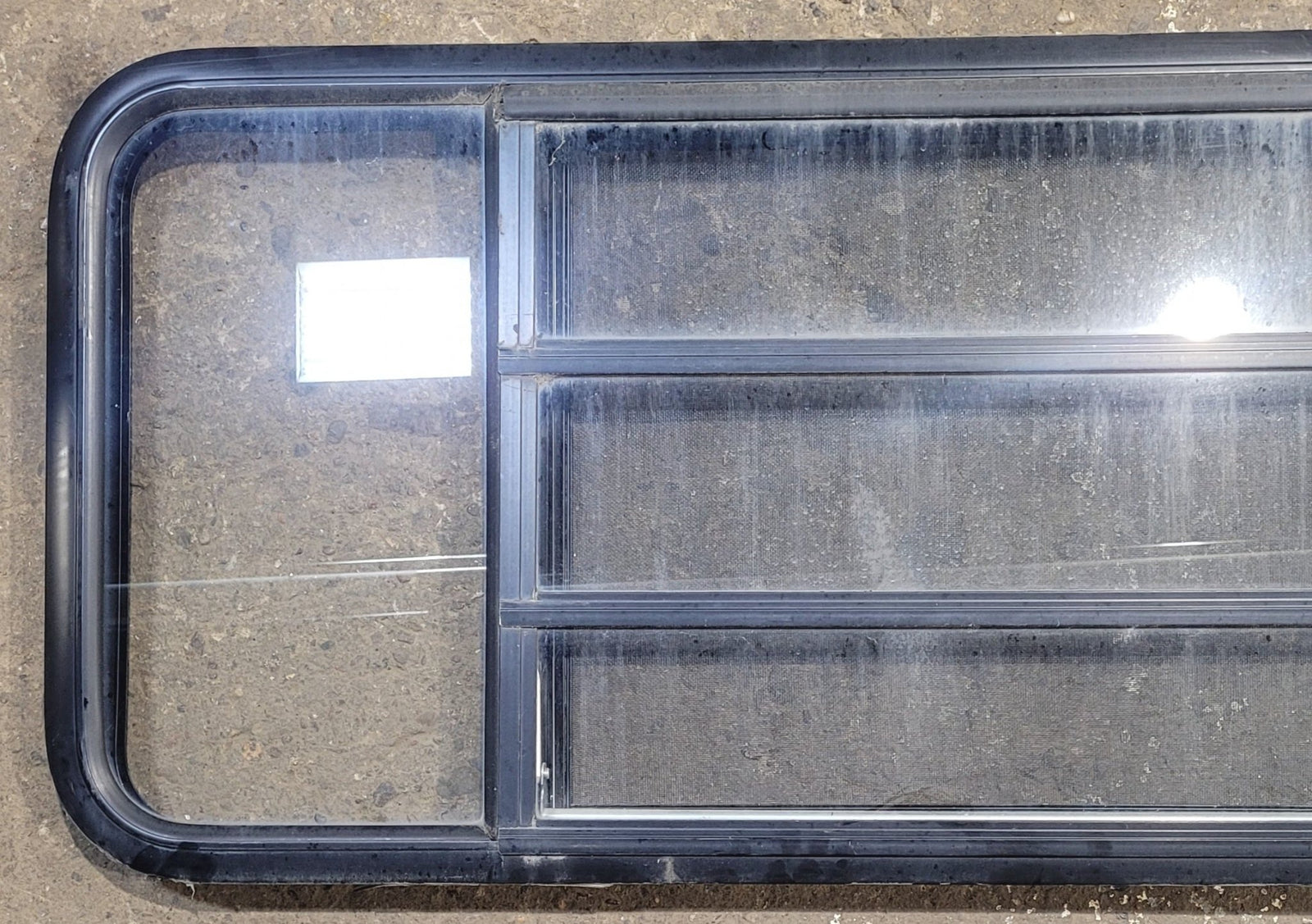 Used Black Radius Opening Window : 59 1/2