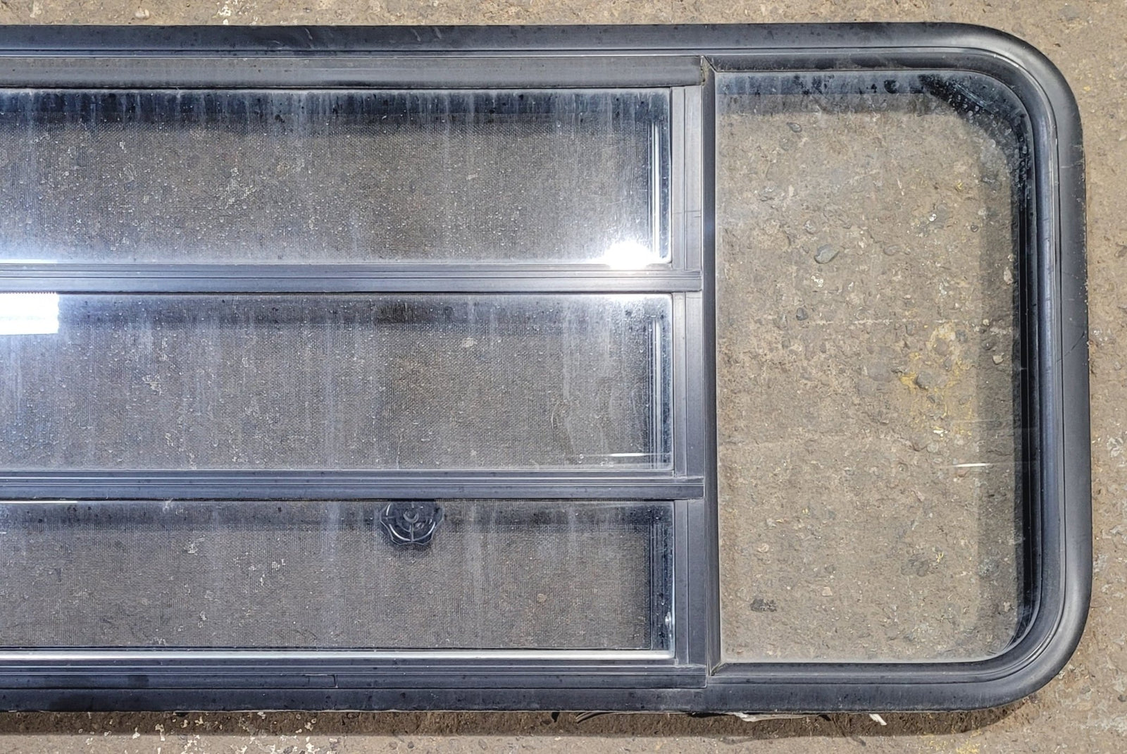 Used Black Radius Opening Window : 59 1/2