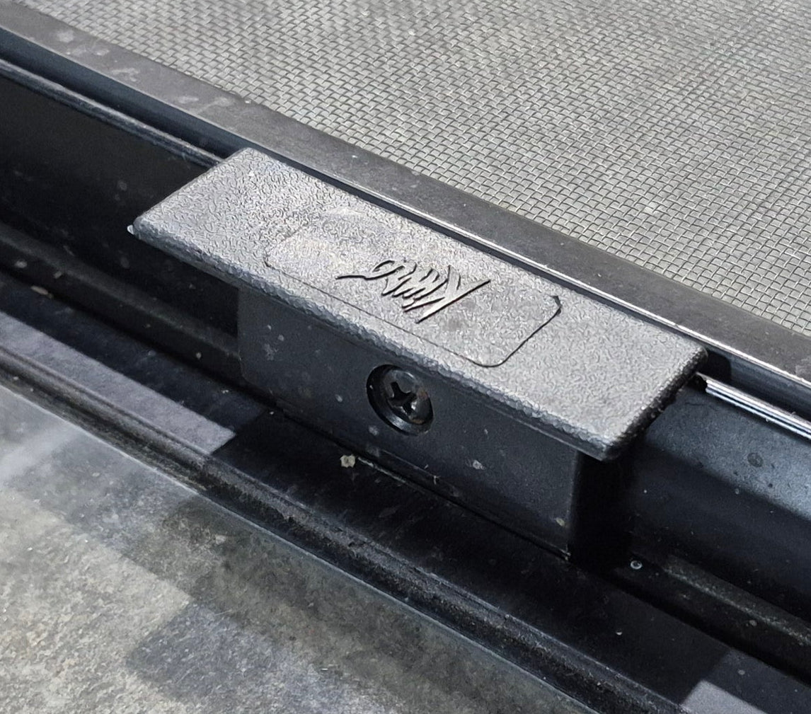 Used Black Radius Opening Window : 59 1/4