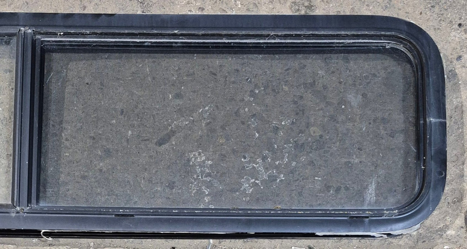 Used Black Radius Opening Window : 59 1/4
