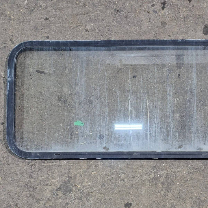 Used Black Radius Opening Window - 59.5 X 21.5 X 1.375 - Young Farts RV Parts