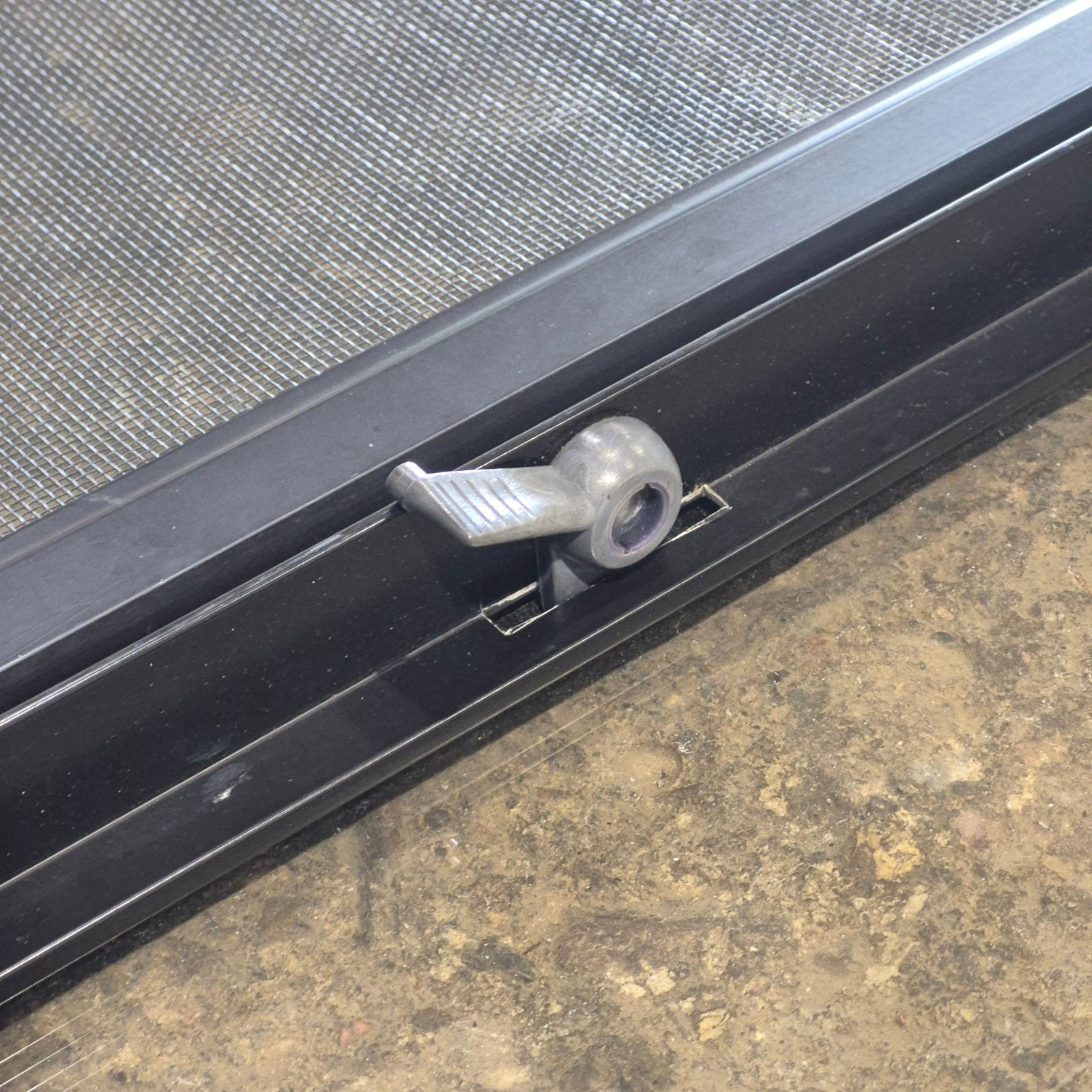 Used Black Radius Opening Window : 60 1/4