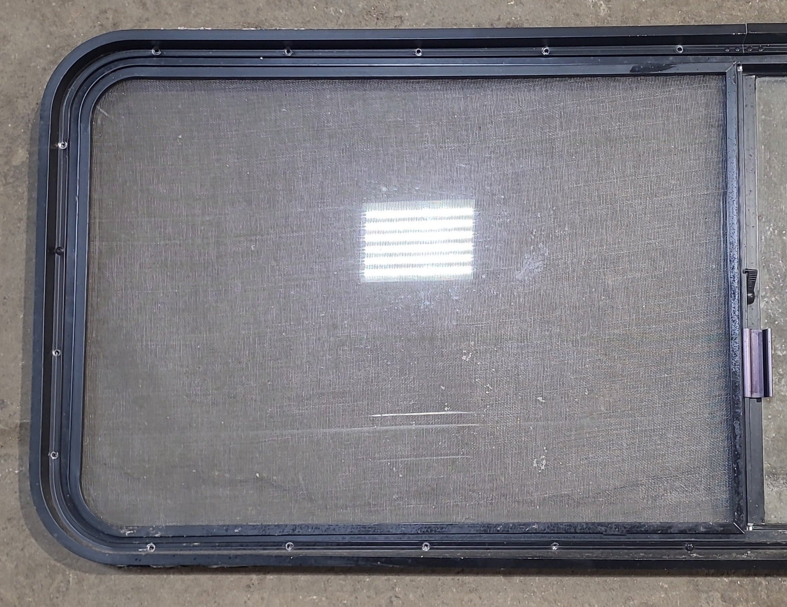 Used Black Radius Opening Window : 60 1/4