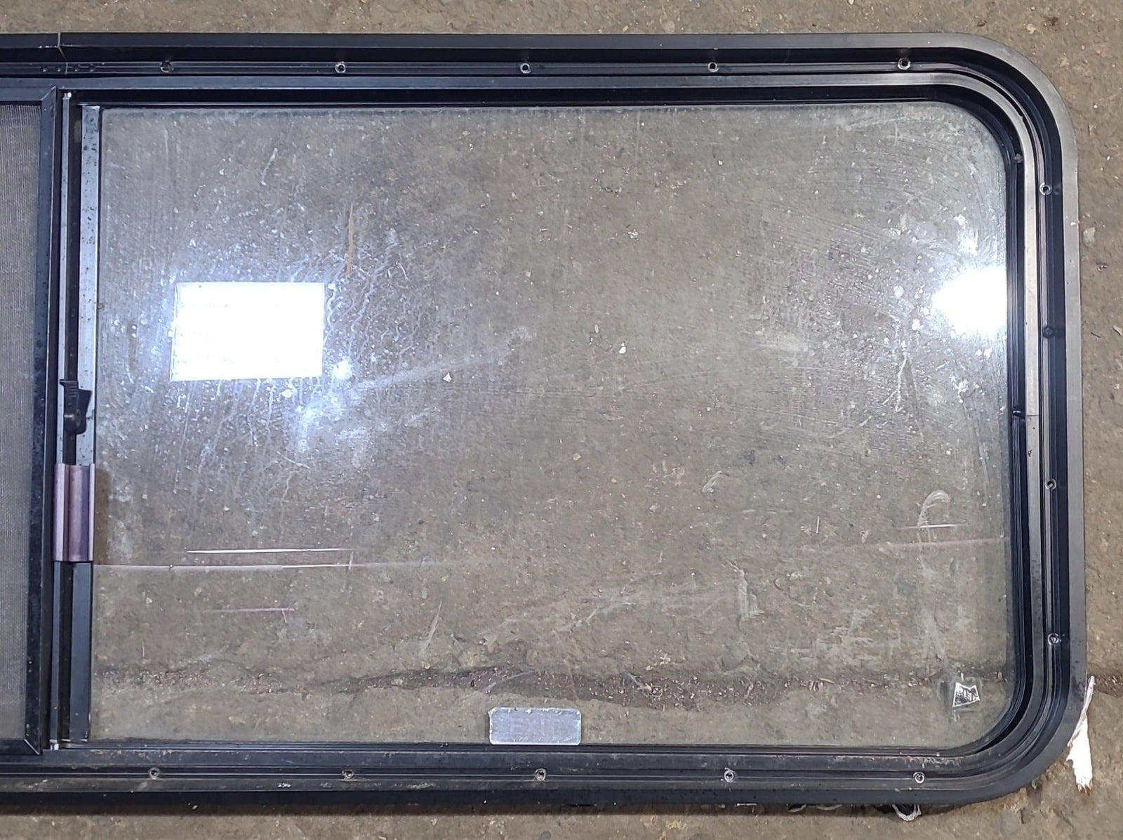 Used Black Radius Opening Window : 60 1/4